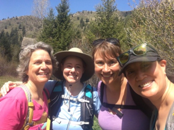 Women's Faculty Caucus Members on a Hike