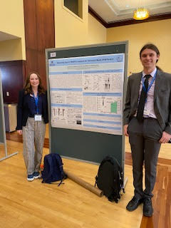 Ava Graham and Lenny Triem at the 2023 National Conference on Undergraduate Research