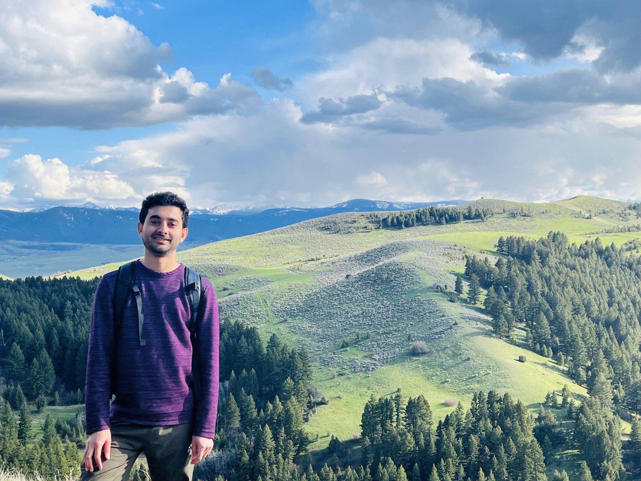 Shishir Pandey in front of mountains profile picture