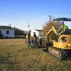 Excavation at the Montana State University site