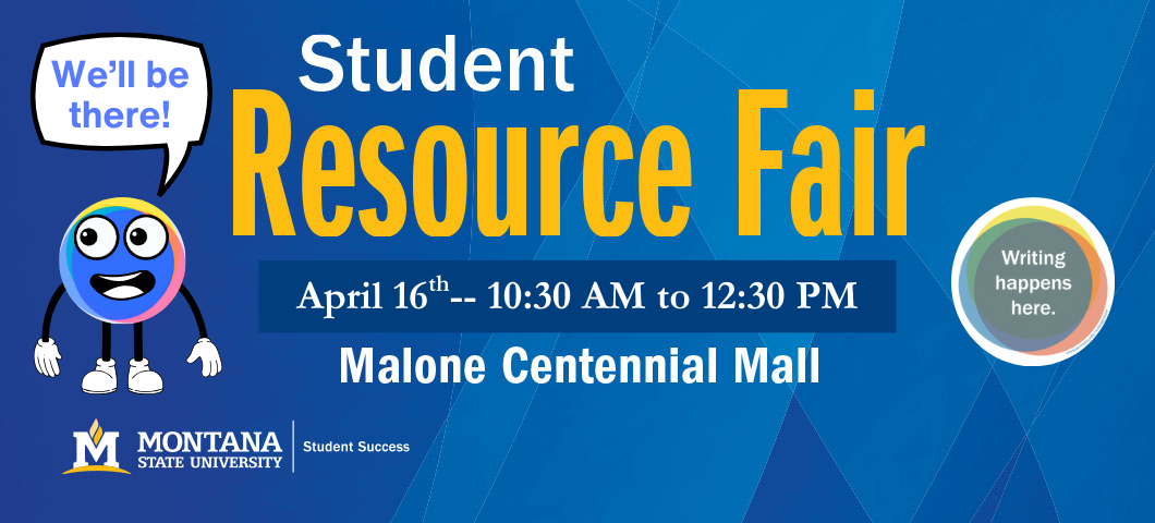 April 16th from 10:30 to 12:30 on Malone Centennial Mall. We will be there.